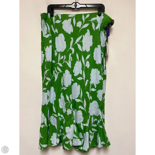 Skirt Midi By Target-designer In Green, Size: Xl