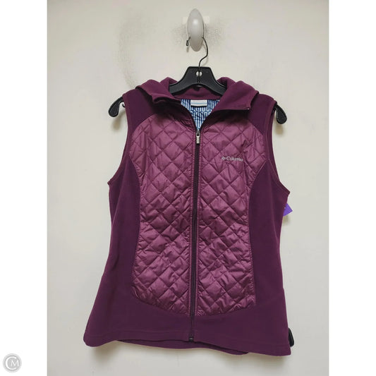 Vest Fleece By Columbia In Purple, Size: S