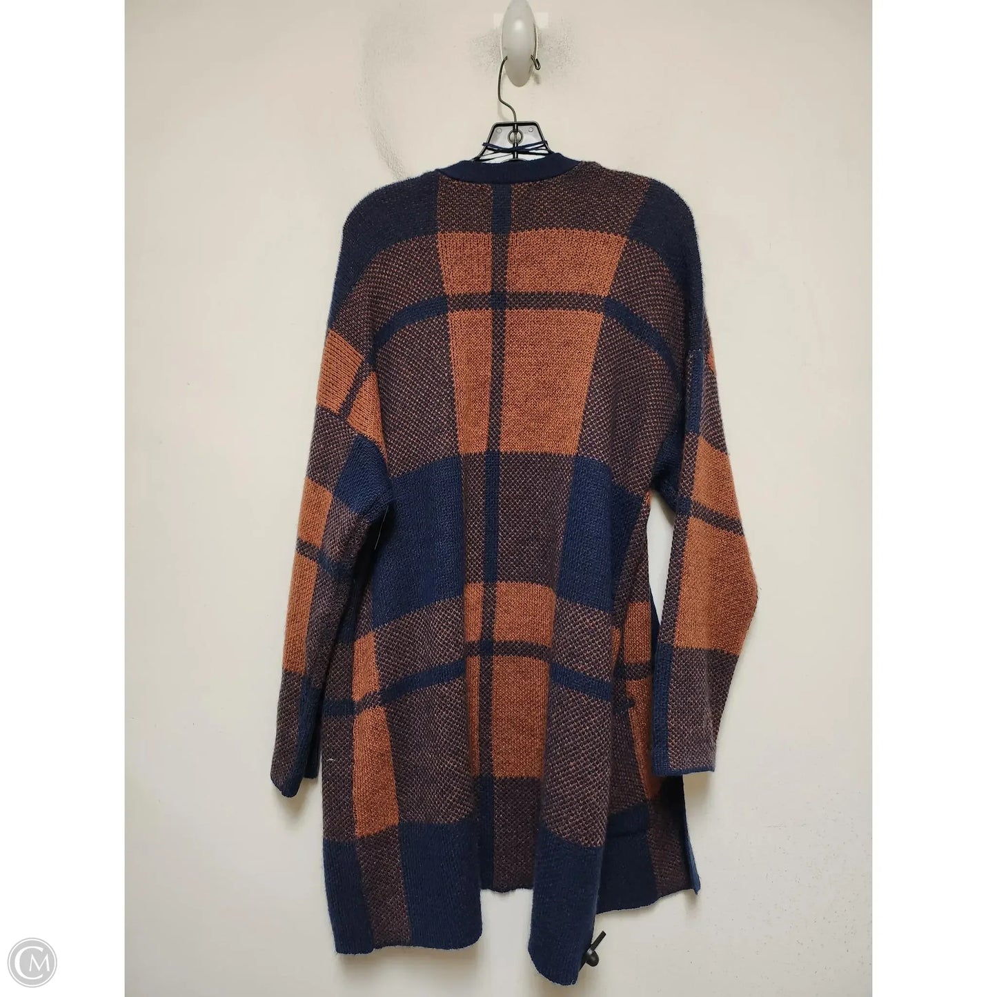 Cardigan By American Eagle In Blue & Orange, Size: M