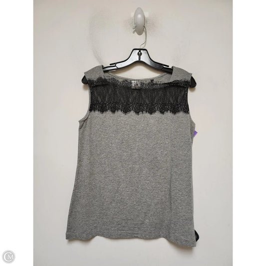 Top Sleeveless Basic By Cabi In Grey, Size: S
