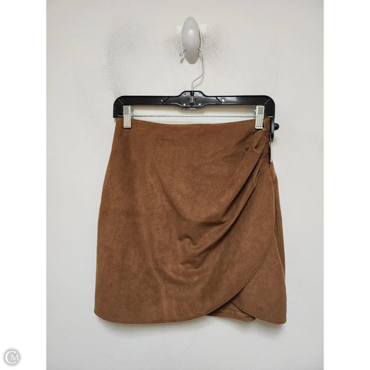 Skirt Mini & Short By Abercrombie And Fitch In Brown, Size: 4