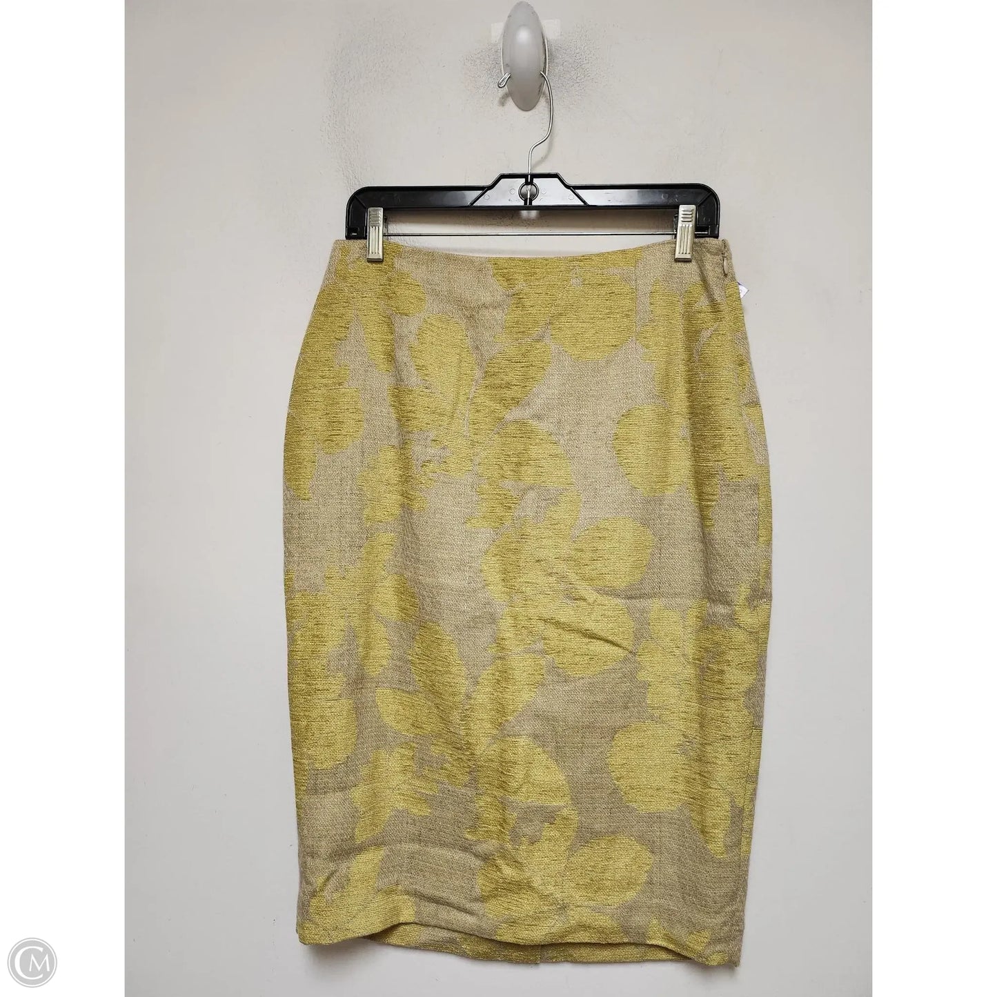Skirt Midi By Limited In Chartreuse, Size: 8