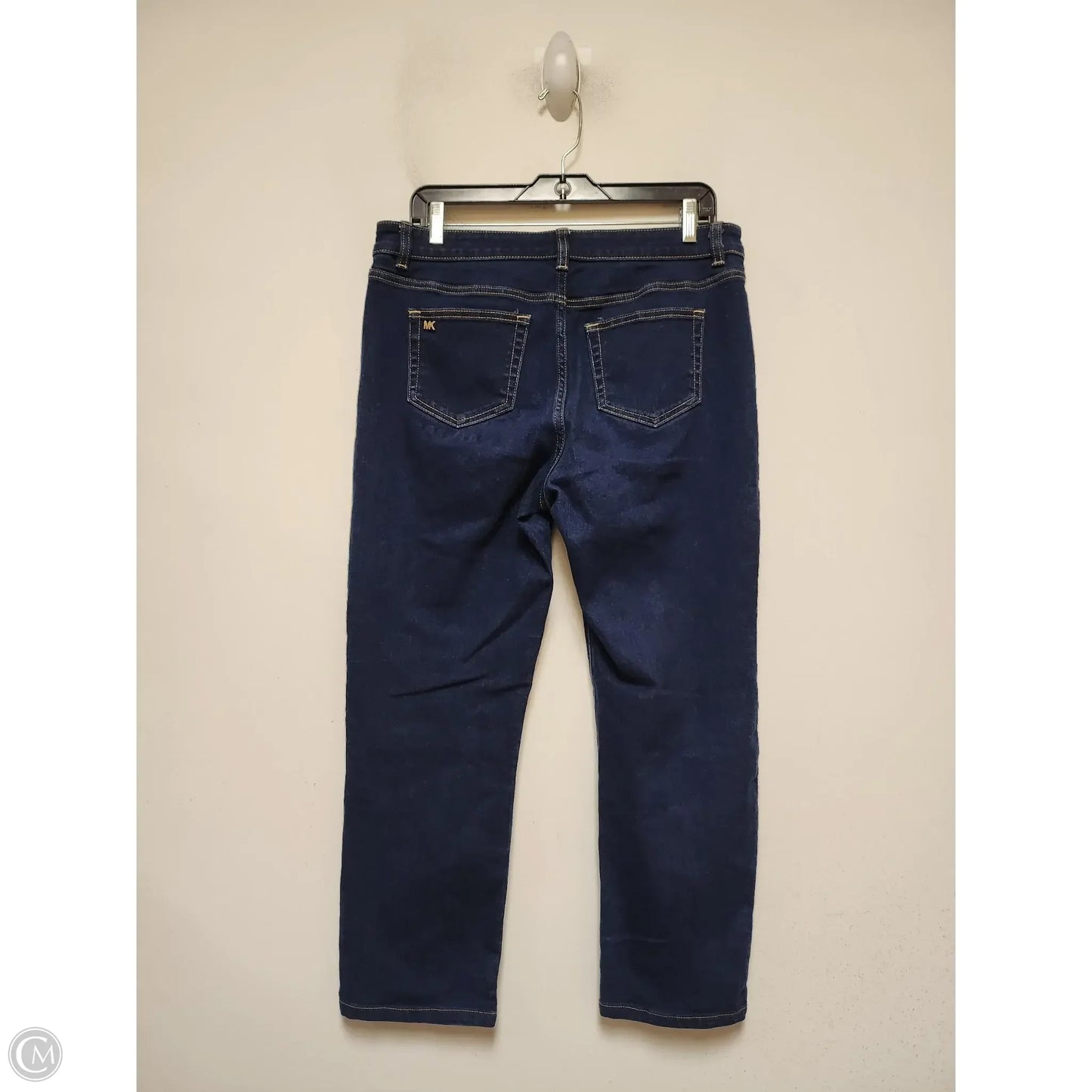 Jeans Cropped By Michael By Michael Kors In Blue Denim, Size: 10
