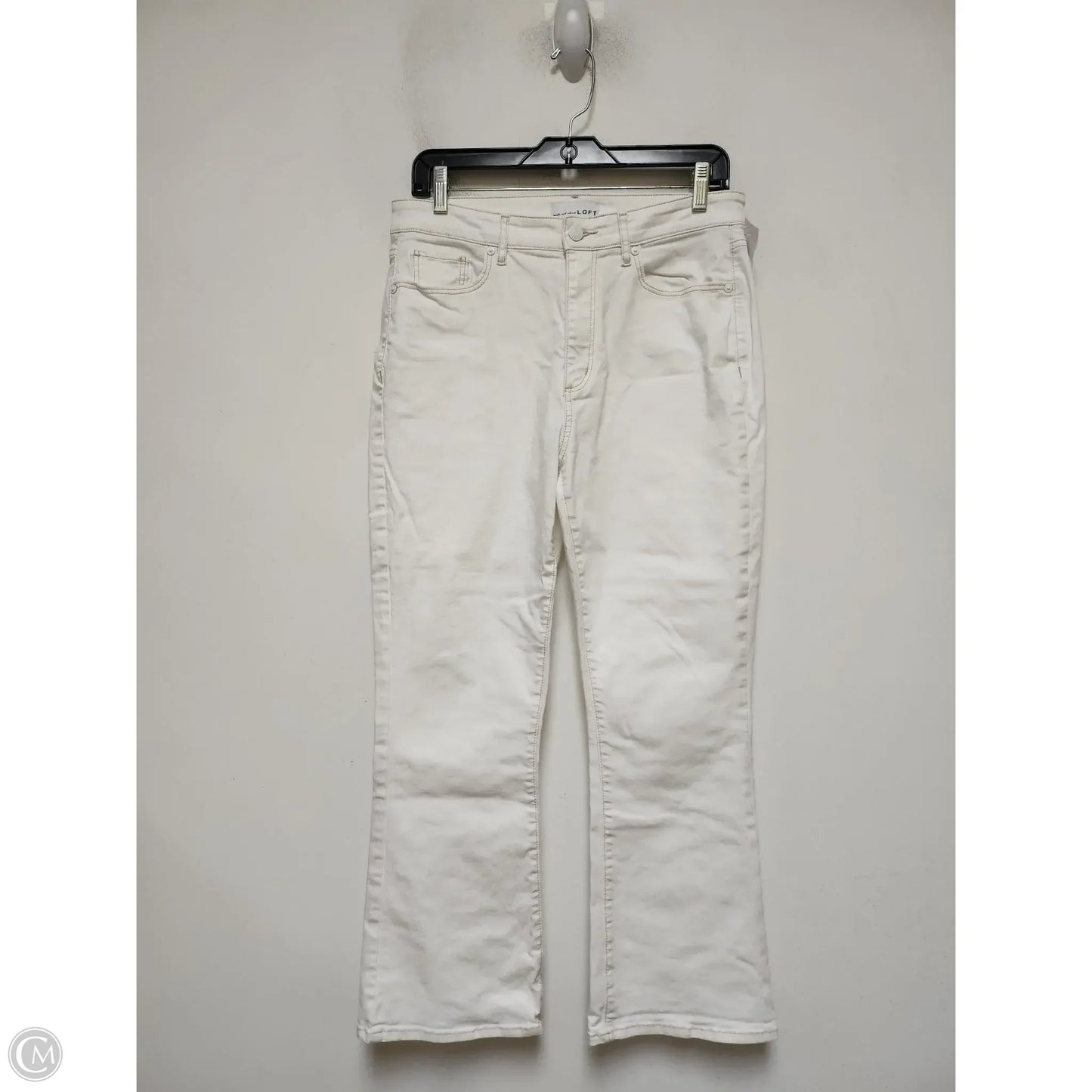 Jeans Boot Cut By Loft In White, Size: 8
