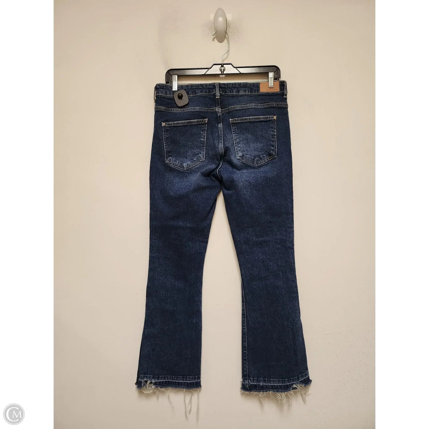 Jeans Boot Cut By Zara In Blue Denim, Size: 8