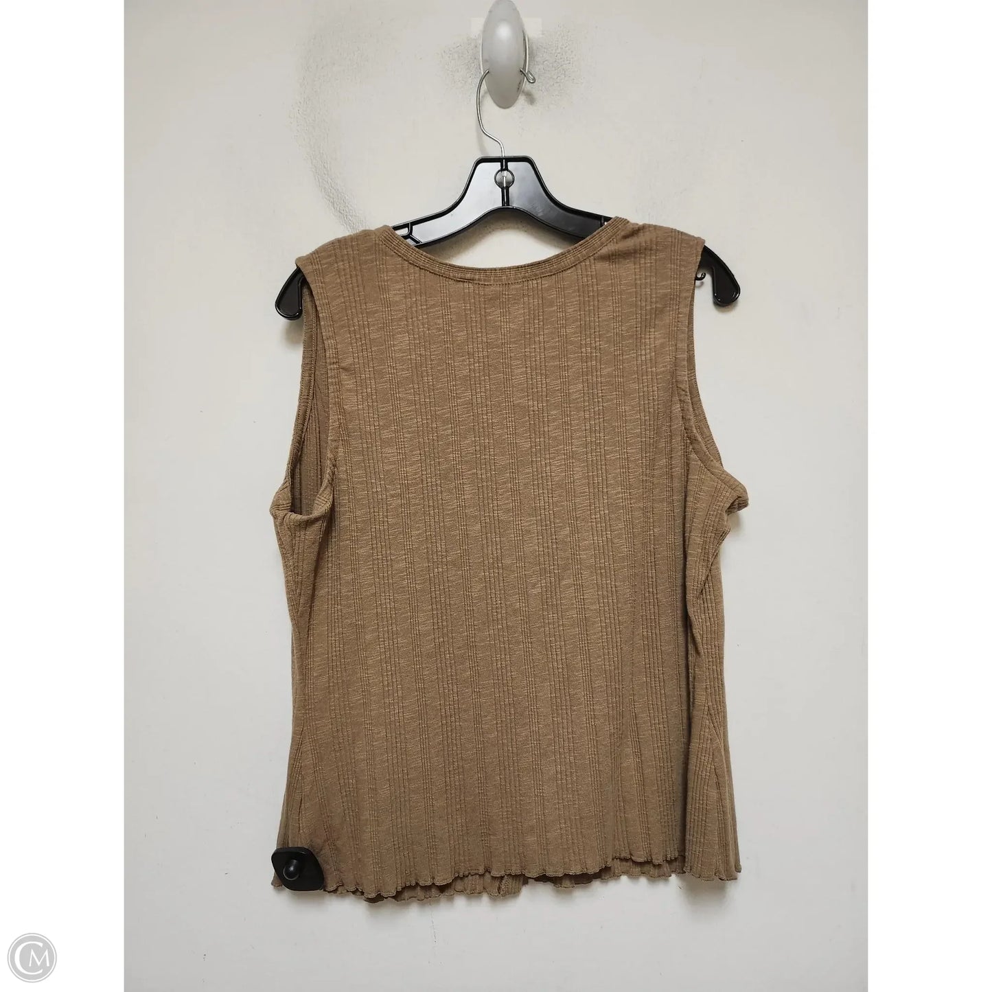 Top Sleeveless By Universal Thread In Brown, Size: Xxl