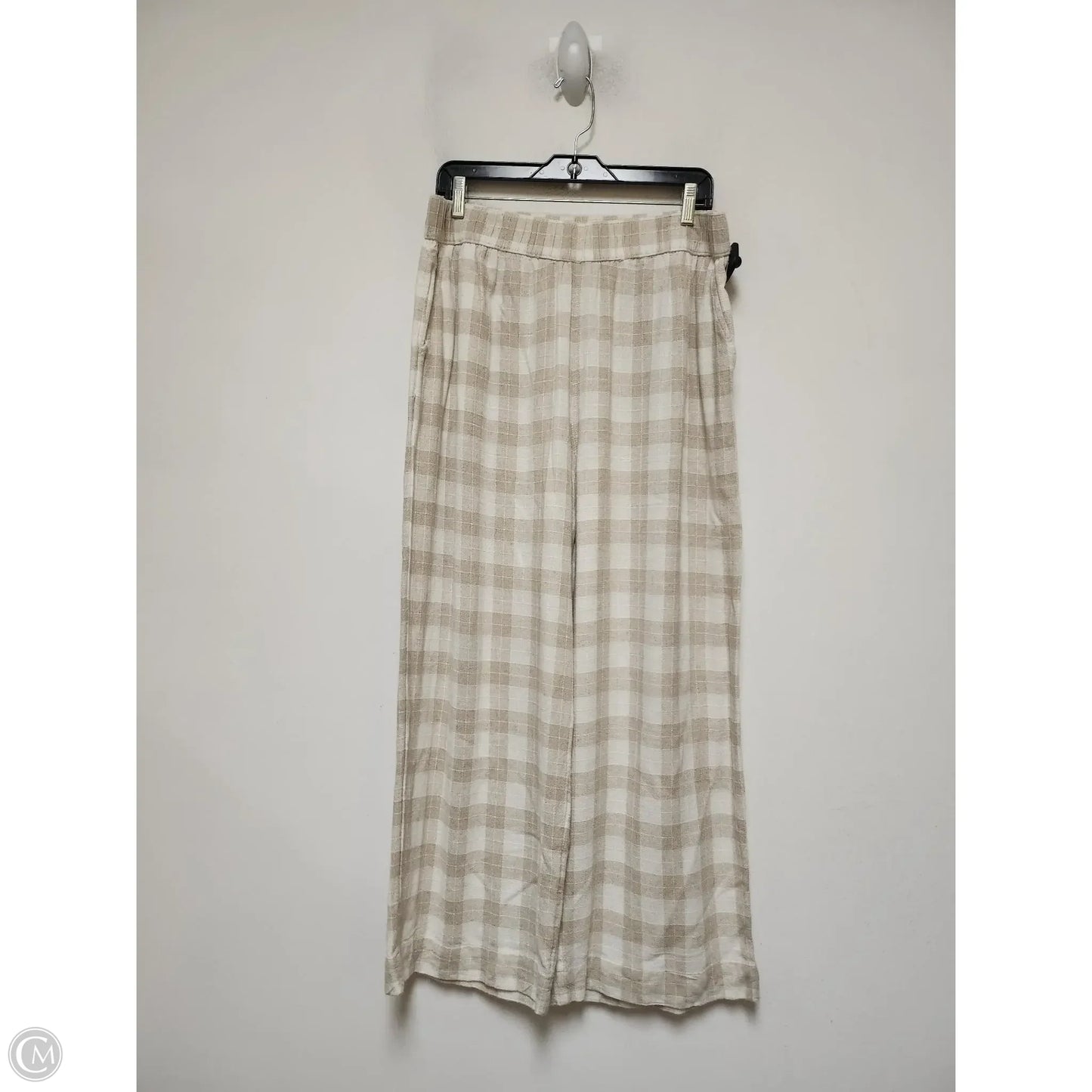 Pants Linen By Isaac Mizrahi In Plaid Pattern, Size: 12