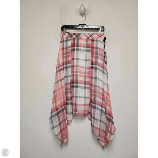 Skirt Midi By Tommy Hilfiger In Plaid Pattern, Size: 6