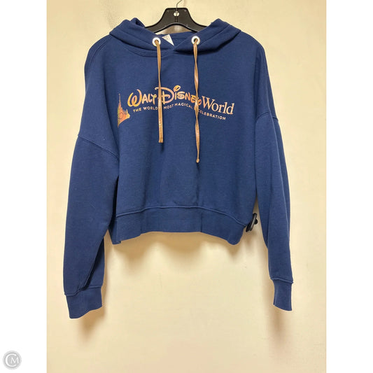 Sweatshirt Hoodie By Disney Store In Blue, Size: M
