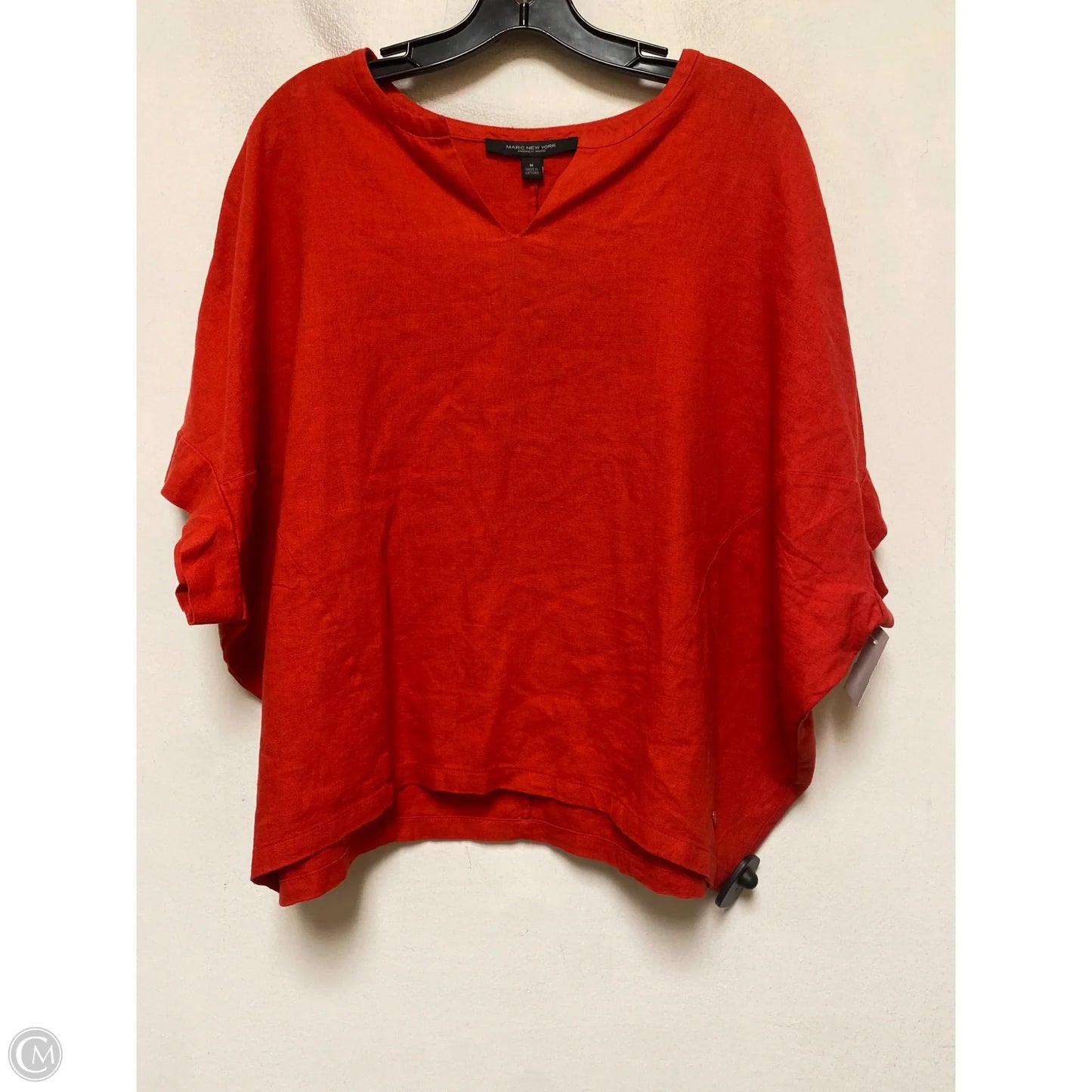 Top Short Sleeve By Marc New York In Red, Size: M