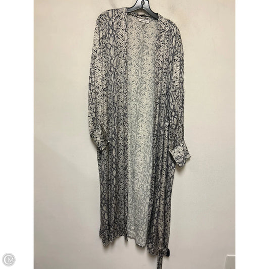Kimono By Good American In Snakeskin Print, Size: S