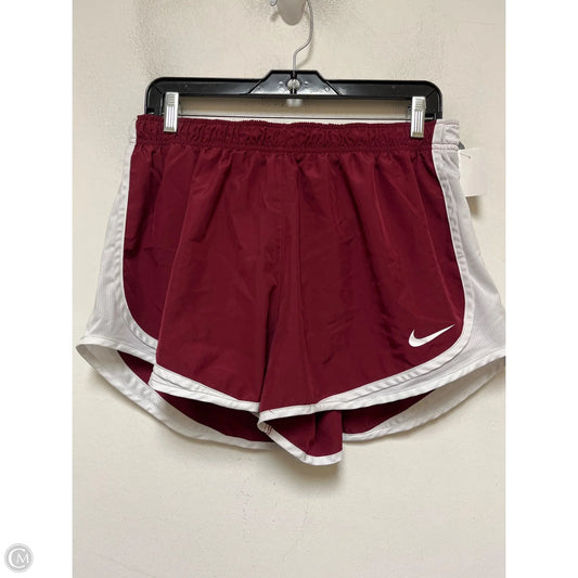 Athletic Shorts By Nike Apparel In Maroon, Size: Xl