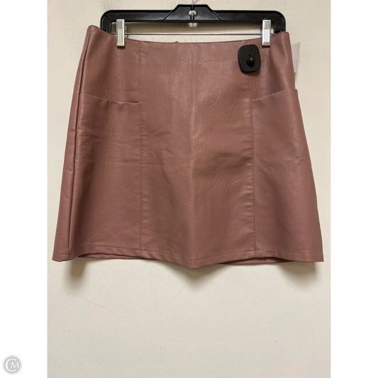 Skirt Mini & Short By Haute Monde In Pink, Size: 12