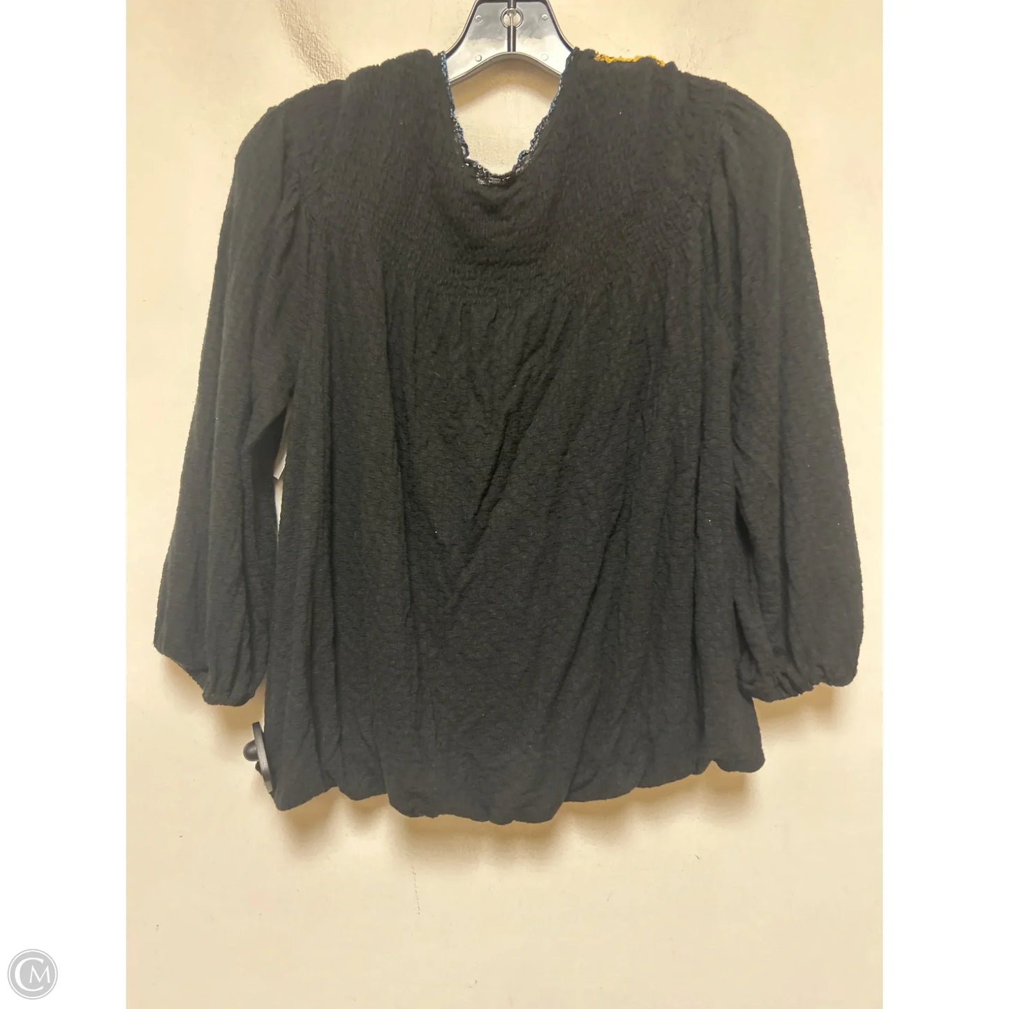 Top Long Sleeve By Free People In Black, Size: Xs