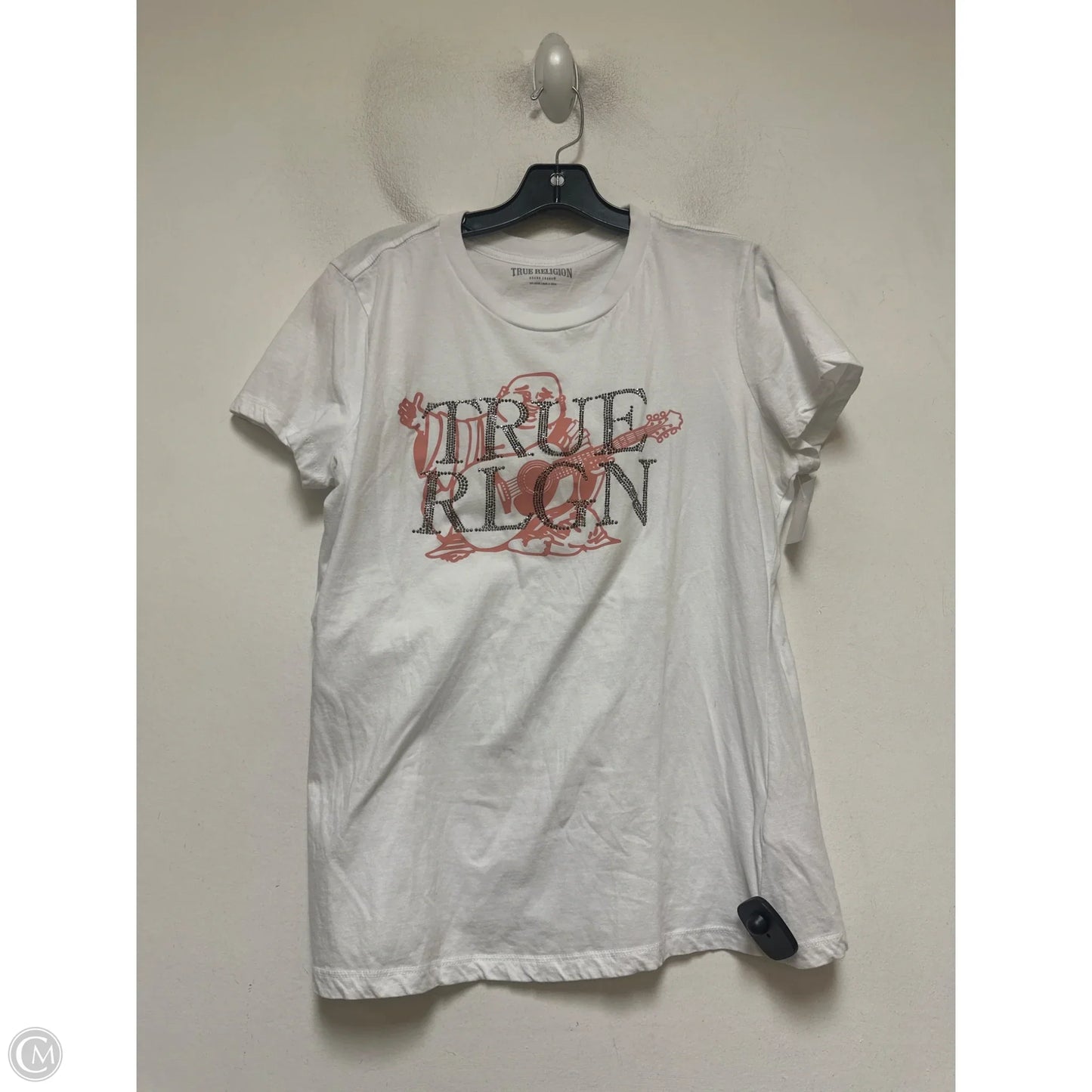 Top Short Sleeve Basic By True Religion In White, Size: 2x