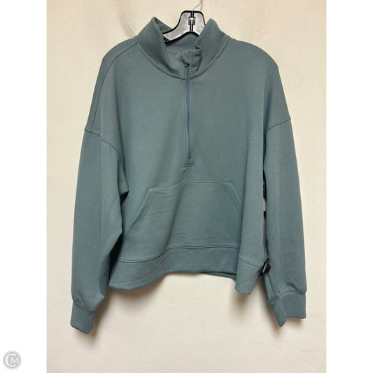 Athletic Top Long Sleeve Crewneck By All In Motion In Blue, Size: Xxl