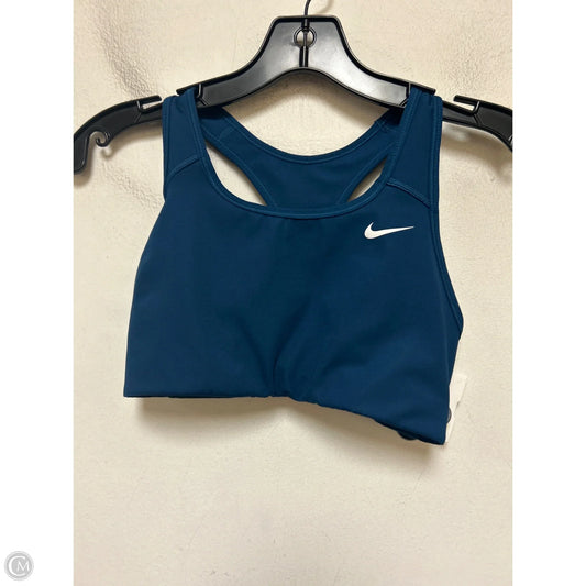Athletic Bra By Nike Apparel In Blue, Size: S