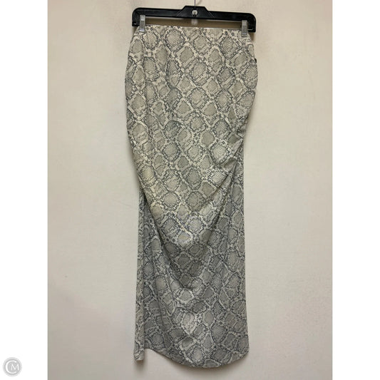 Skirt Maxi By Clothes Mentor In Snakeskin Print, Size: Xl
