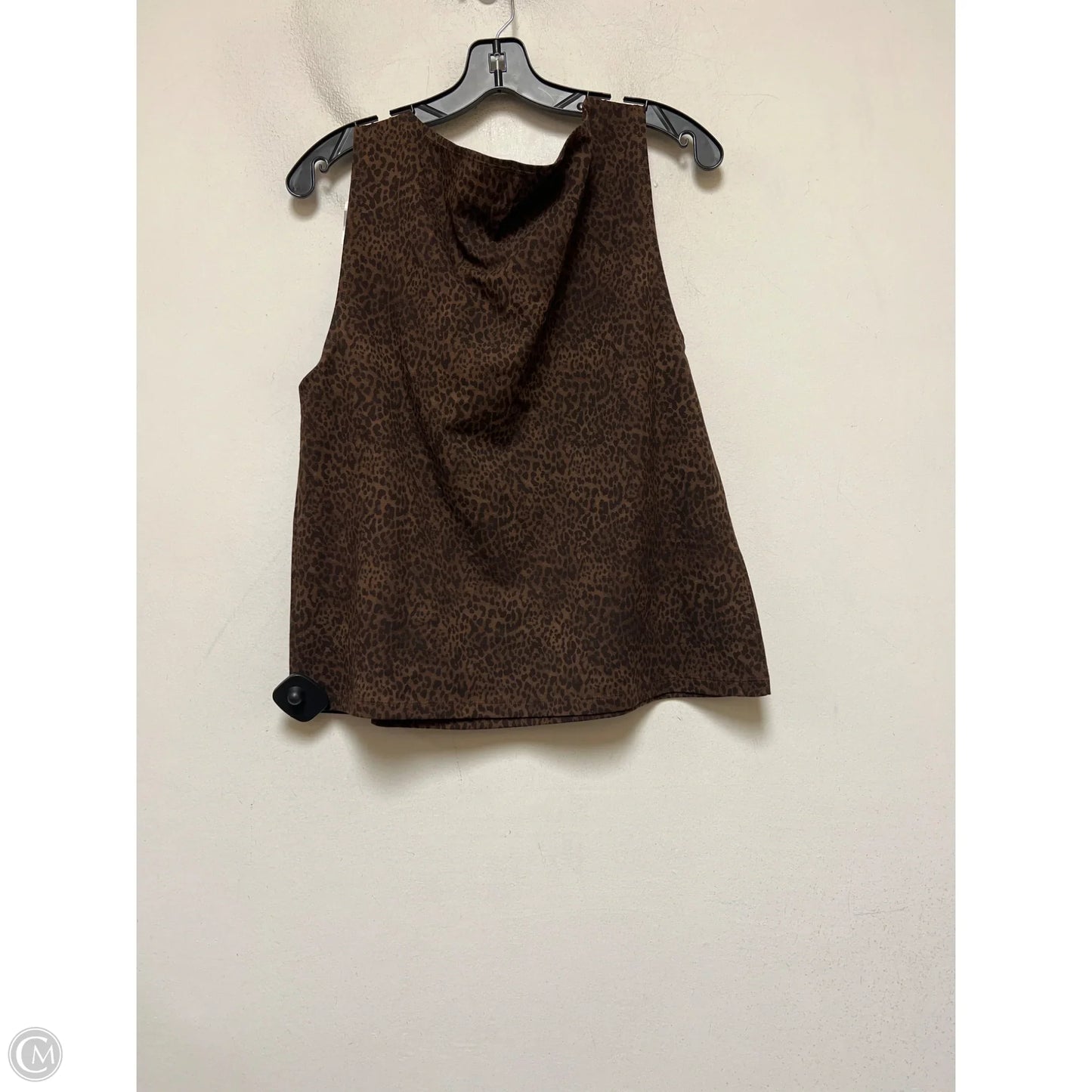 Top Sleeveless Basic By Gap In Leopard Print, Size: Xl