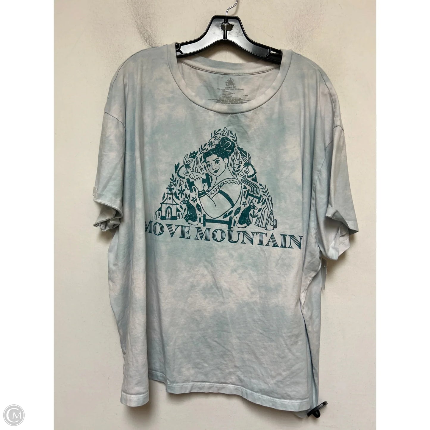 Top Short Sleeve Basic By Disney Store In Tie Dye Print, Size: 3x