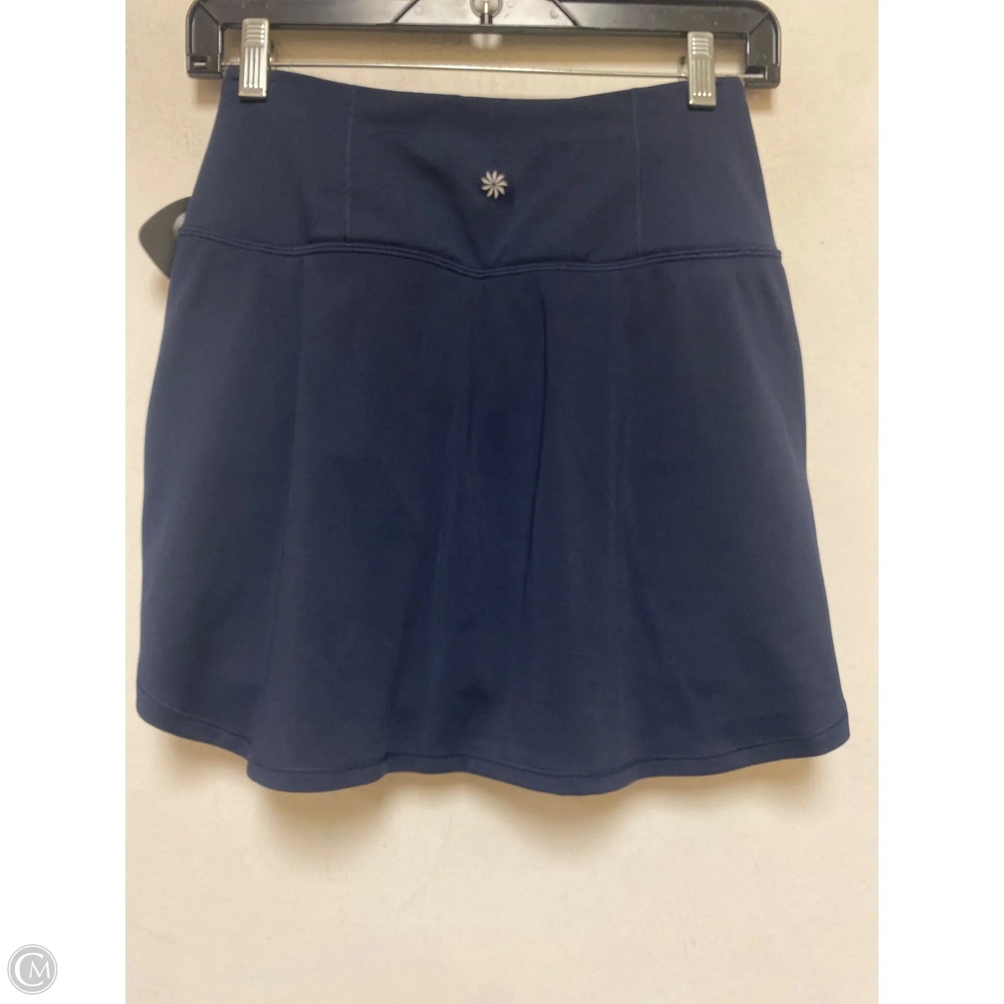 Athletic Skort By Athleta In Navy, Size: Xxs