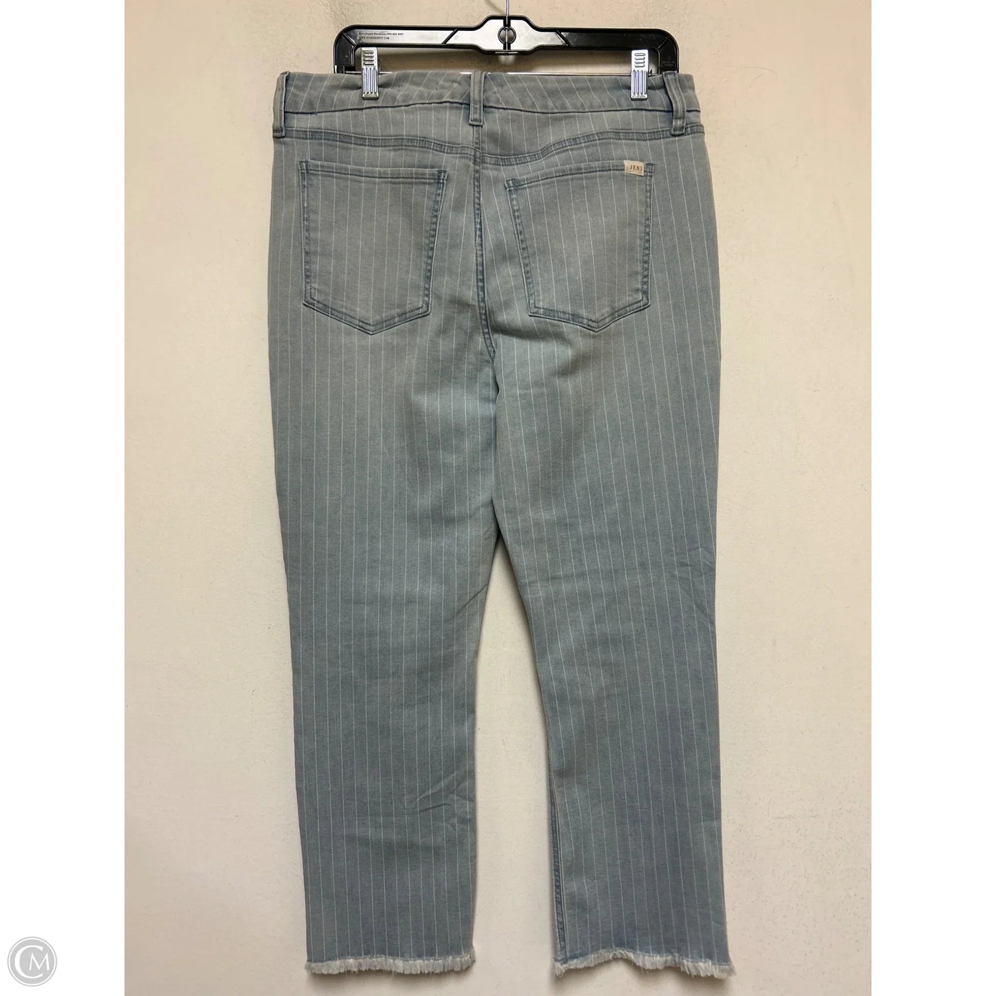 Jeans Straight By 7 For All Mankind In Striped Pattern, Size: 12
