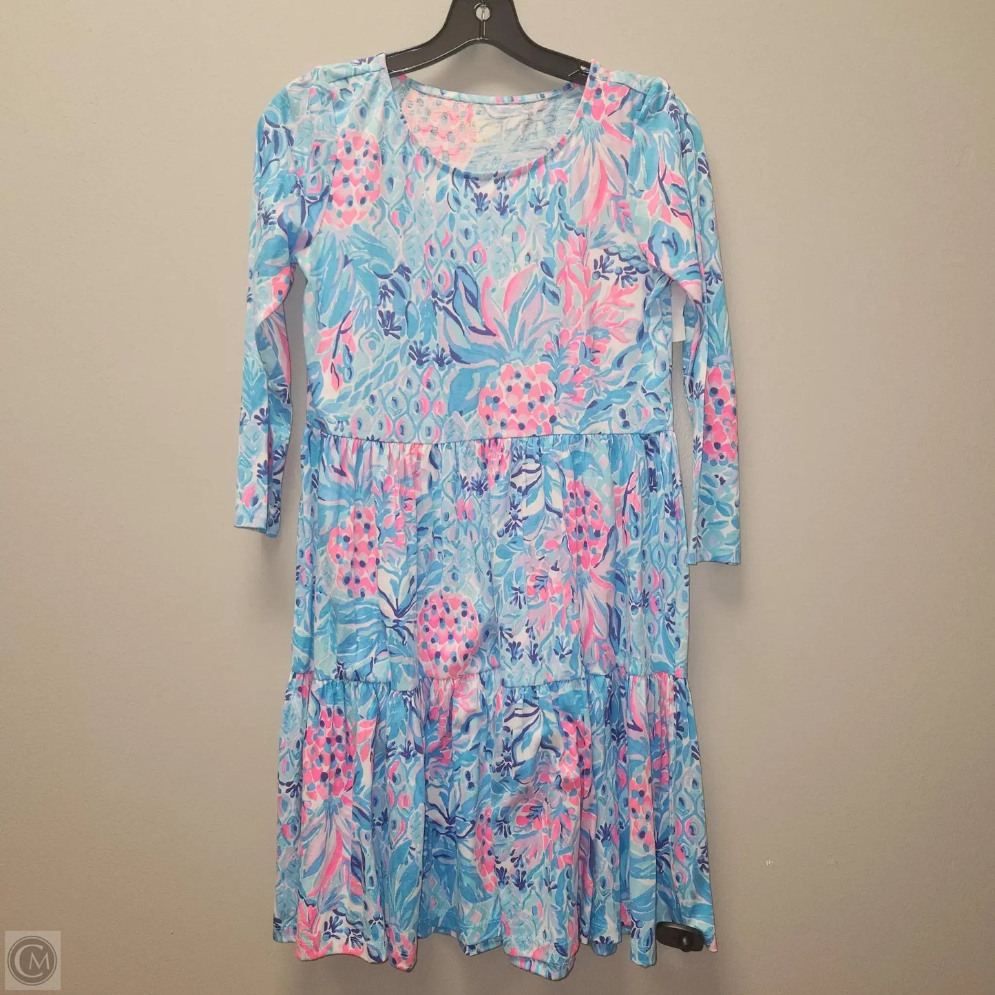 Dress Designer By Lilly Pulitzer In Blue & Pink, Size: Xs
