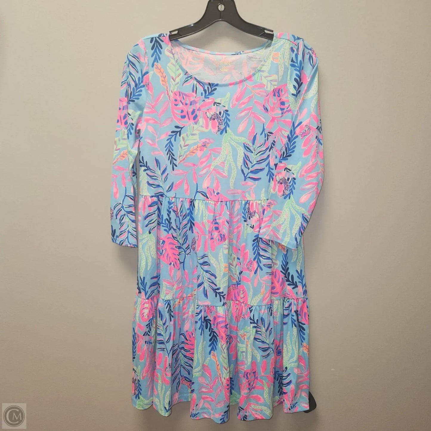 Dress Designer By Lilly Pulitzer In Blue & Pink, Size: Xs