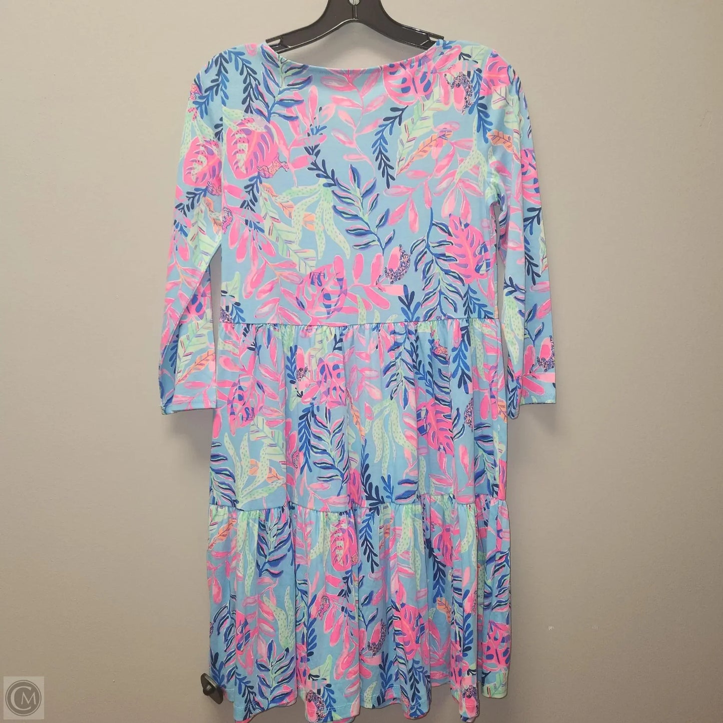 Dress Designer By Lilly Pulitzer In Blue & Pink, Size: Xs