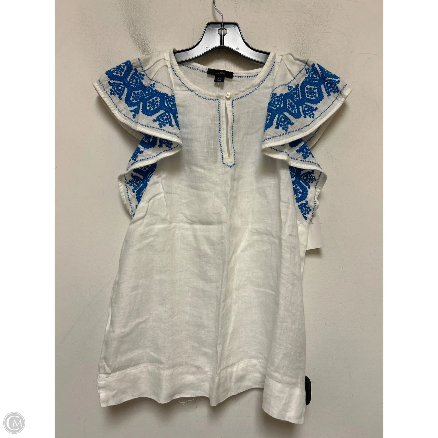 Top Sleeveless By J. Crew In White, Size: Xs