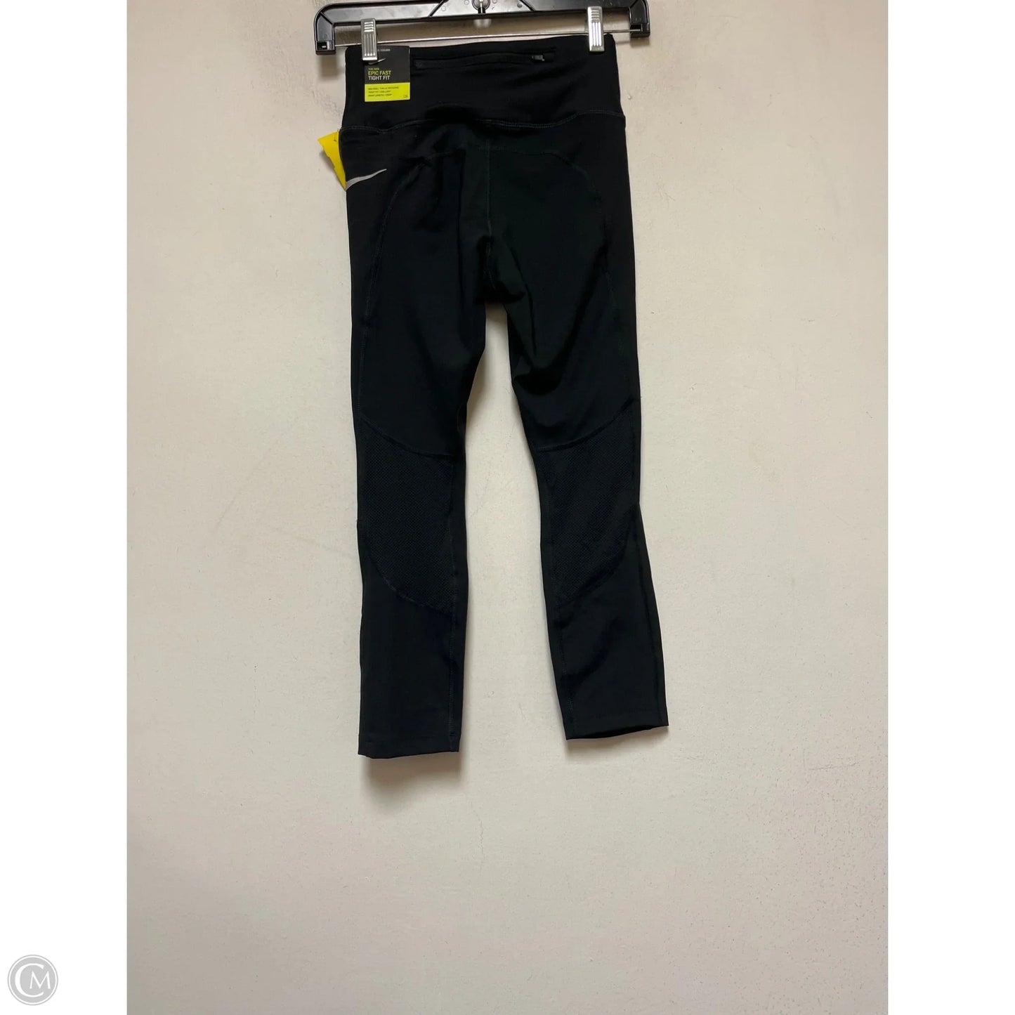 Athletic Leggings By Nike Apparel In Black, Size: Xs