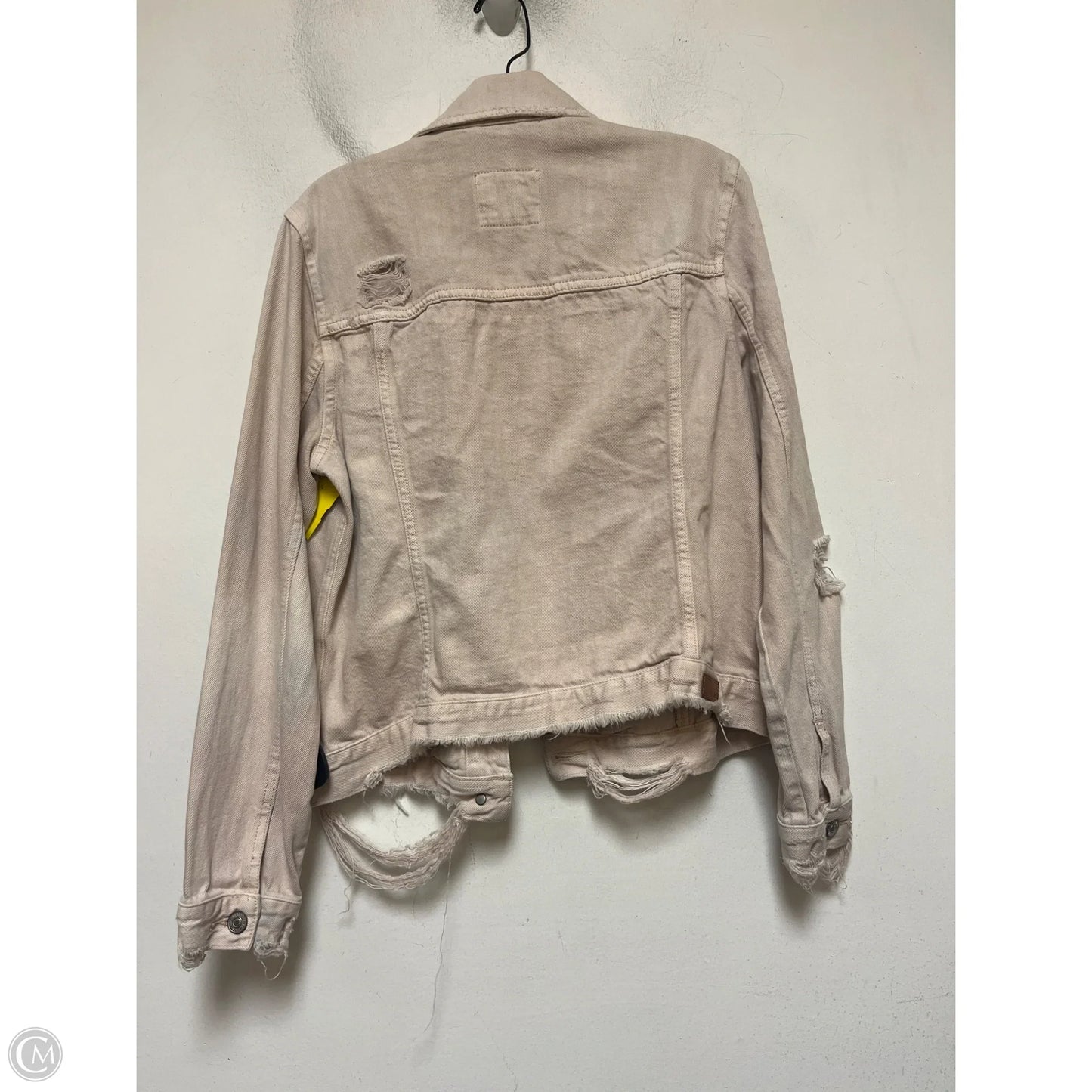 Jacket Denim By Abercrombie And Fitch In Pink, Size: L