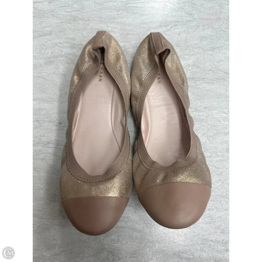 Shoes Flats By Cole-haan In Gold, Size: 9