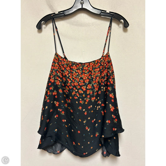 Top Sleeveless By Free People In Floral Print, Size: M