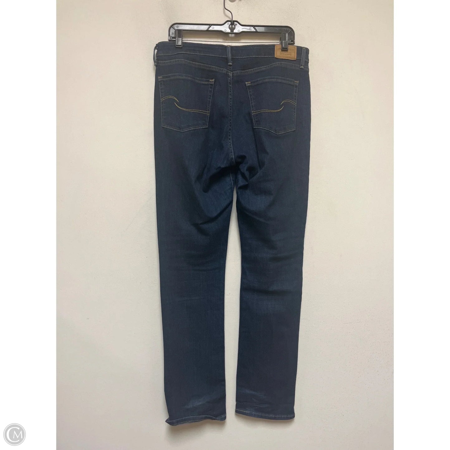Jeans Straight By Levis In Blue Denim, Size: 10