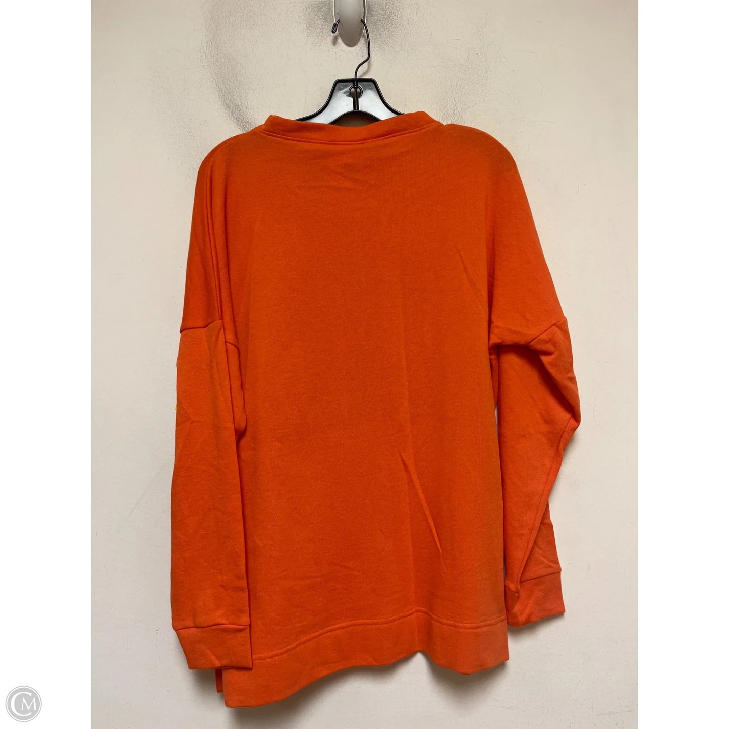 Athletic Top Long Sleeve Crewneck By Pink In Blue & Orange, Size: Xs