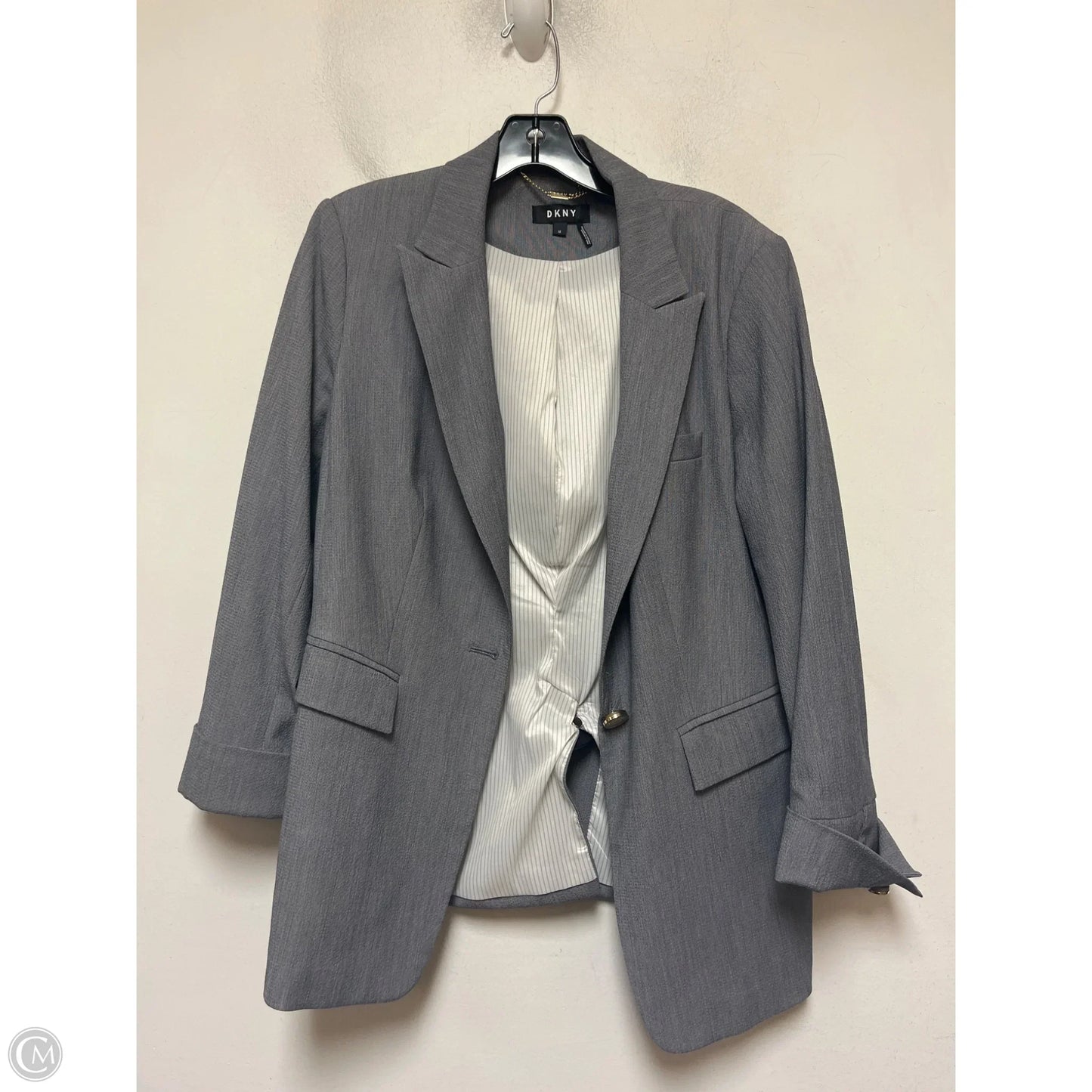 Blazer By Dkny In Grey, Size: L