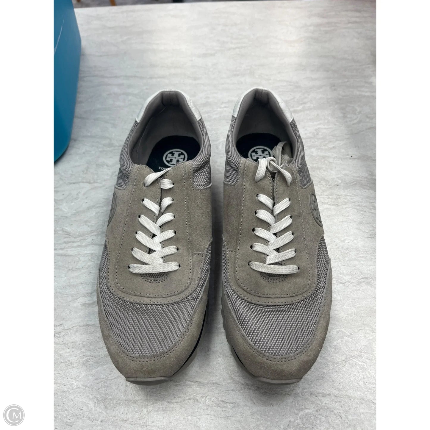 Shoes Designer By Tory Burch In Grey, Size: 8.5