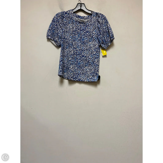 Top Short Sleeve Designer By Lilly Pulitzer In Blue, Size: S