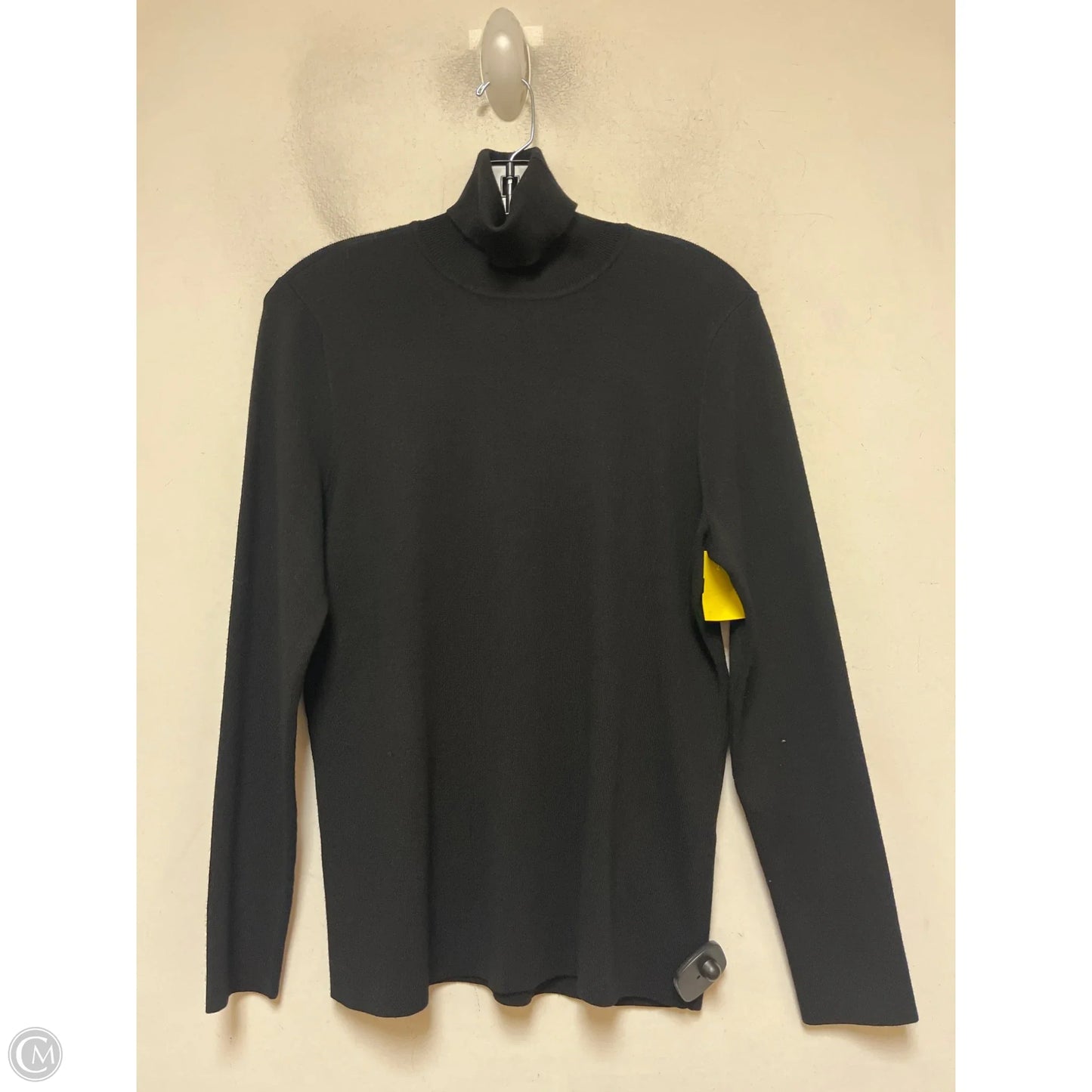 Sweater By Chicos In Black, Size: L