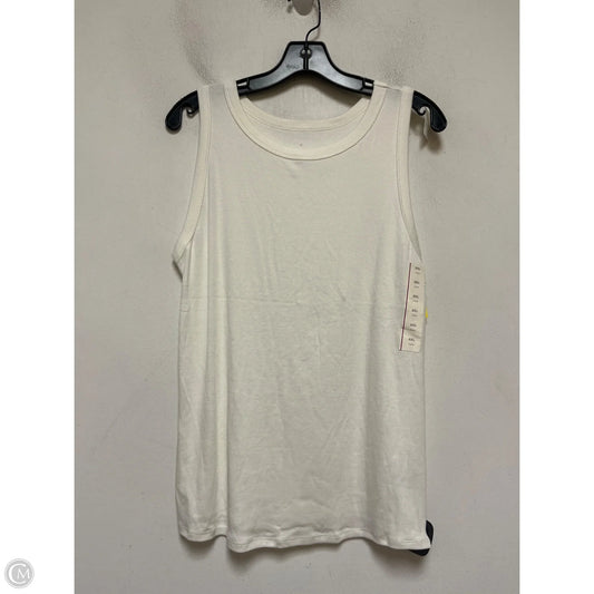 Top Sleeveless By A New Day In White, Size: Xxl
