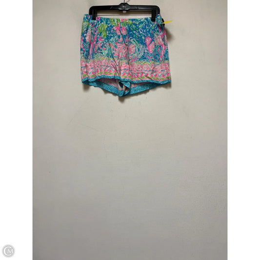 Shorts Designer By Lilly Pulitzer In Blue & Pink, Size: 8