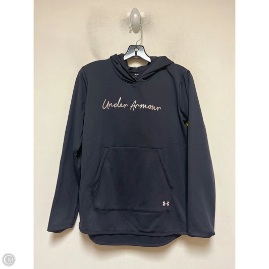 Sweatshirt Hoodie By Under Armour In Grey, Size: Xs