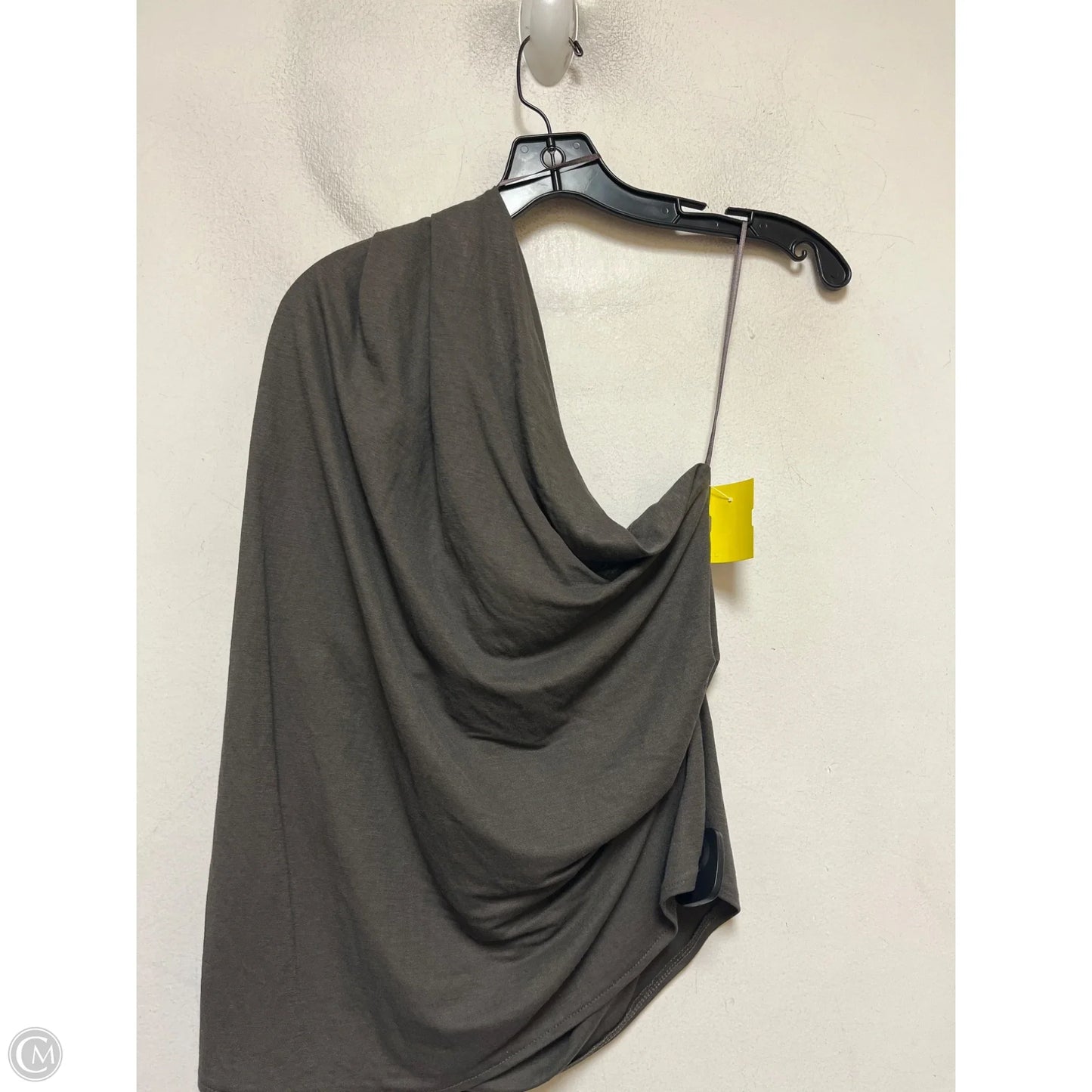 Top Sleeveless By Zara In Grey, Size: M
