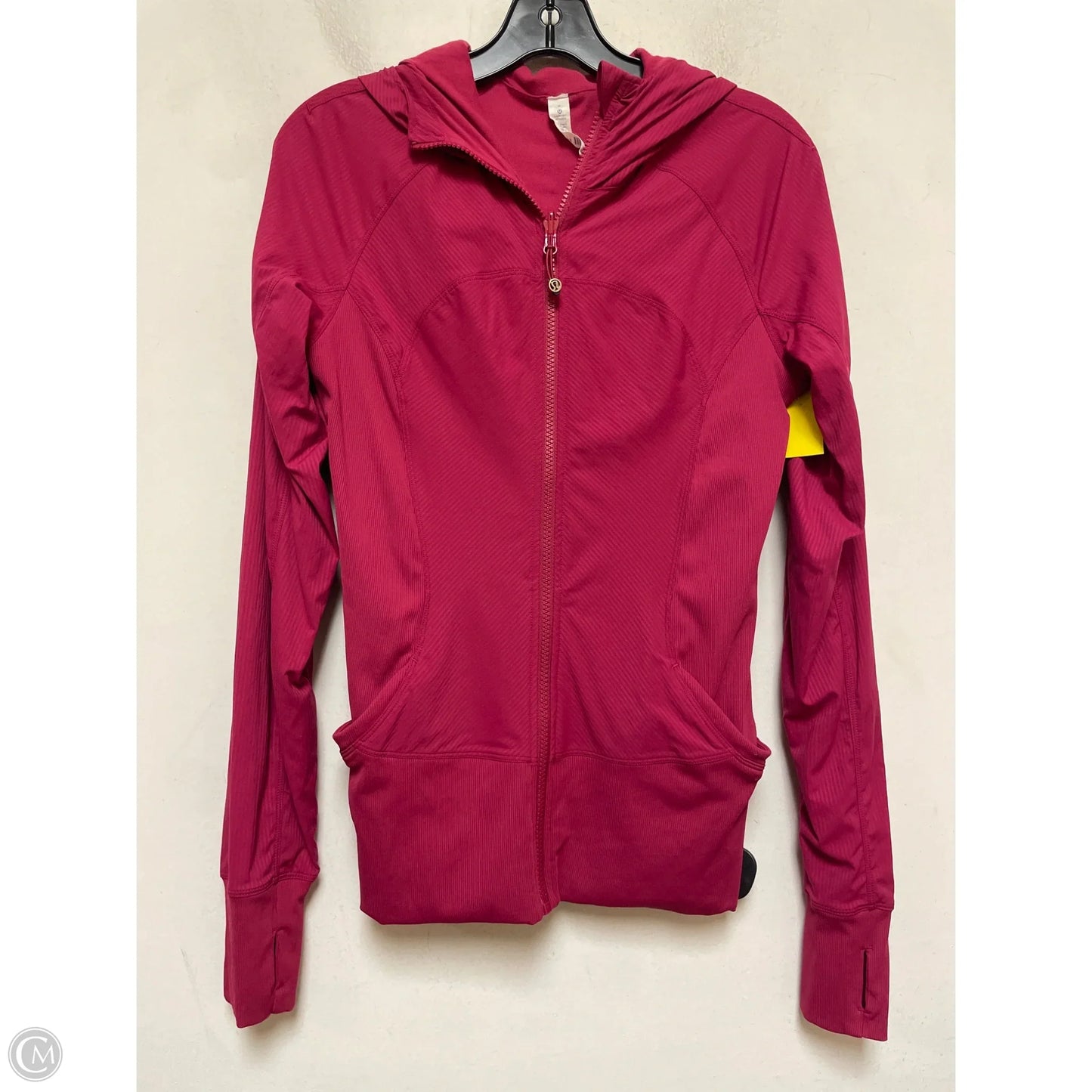 Athletic Jacket By Lululemon In Pink, Size: 8
