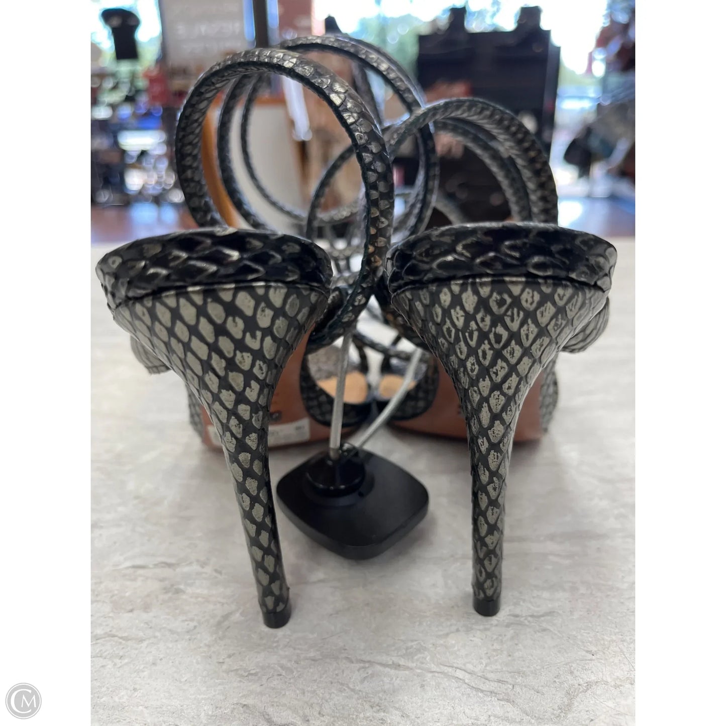 Shoes Heels Stiletto By Schutz In Snakeskin Print, Size: 7