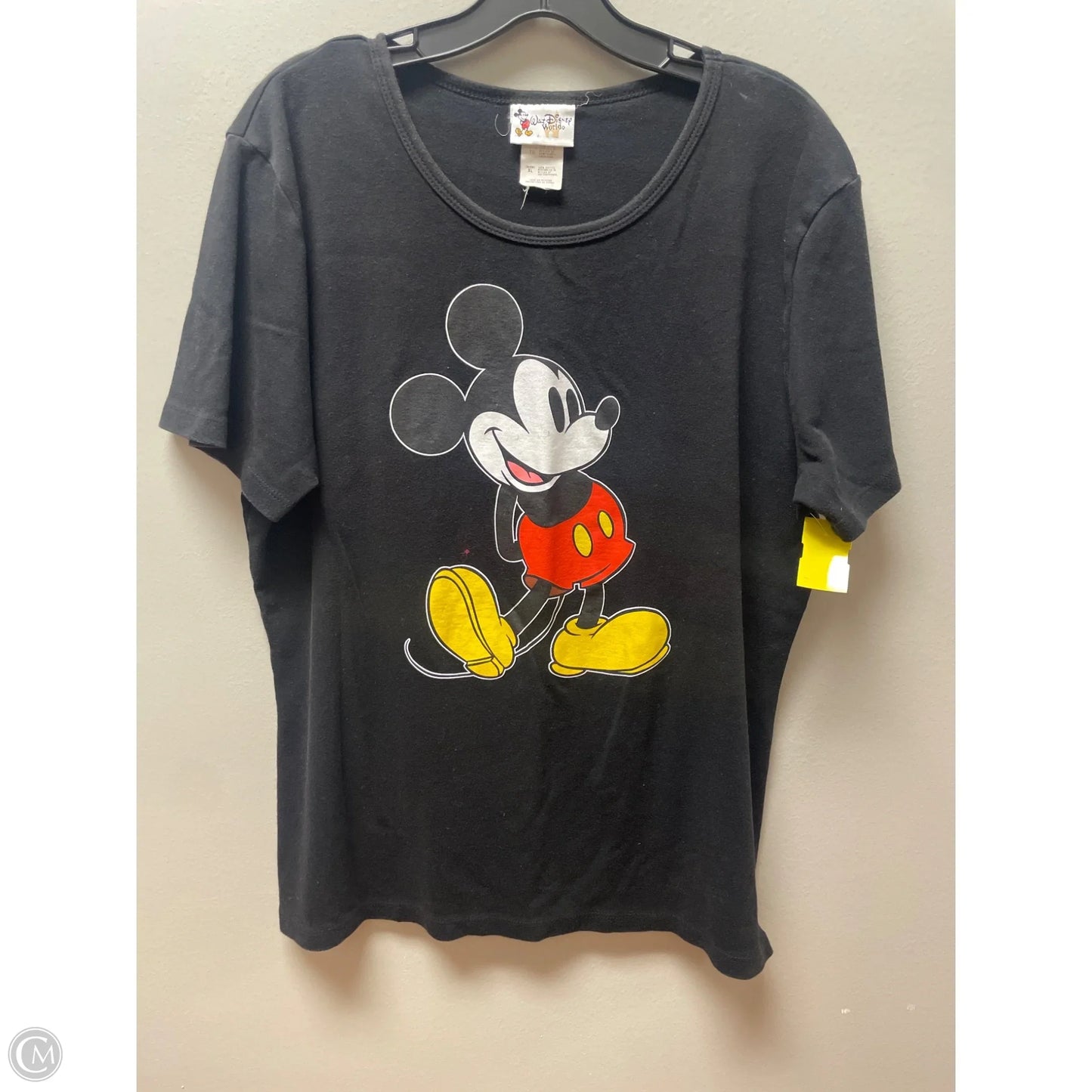 Top Short Sleeve By Disney Store In Black, Size: Xl