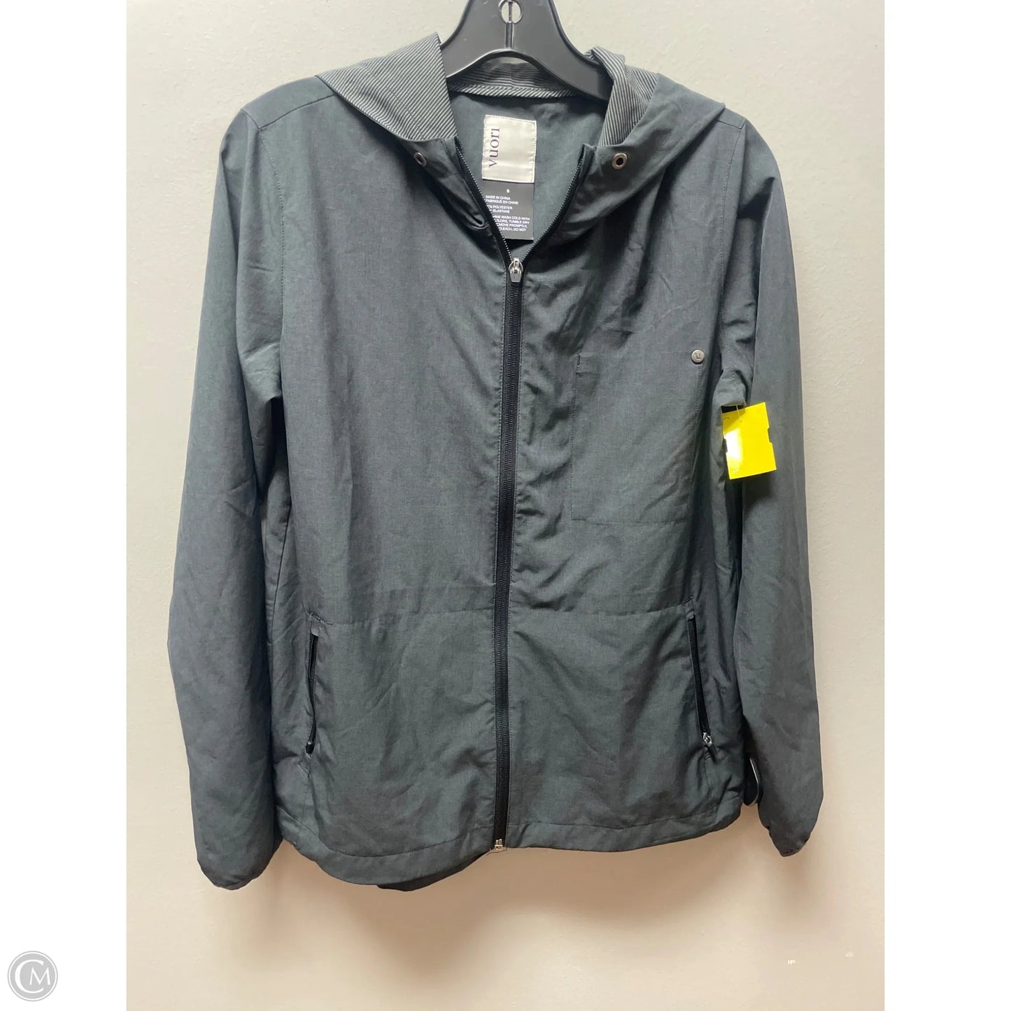 Athletic Jacket By Vuori In Grey, Size: S