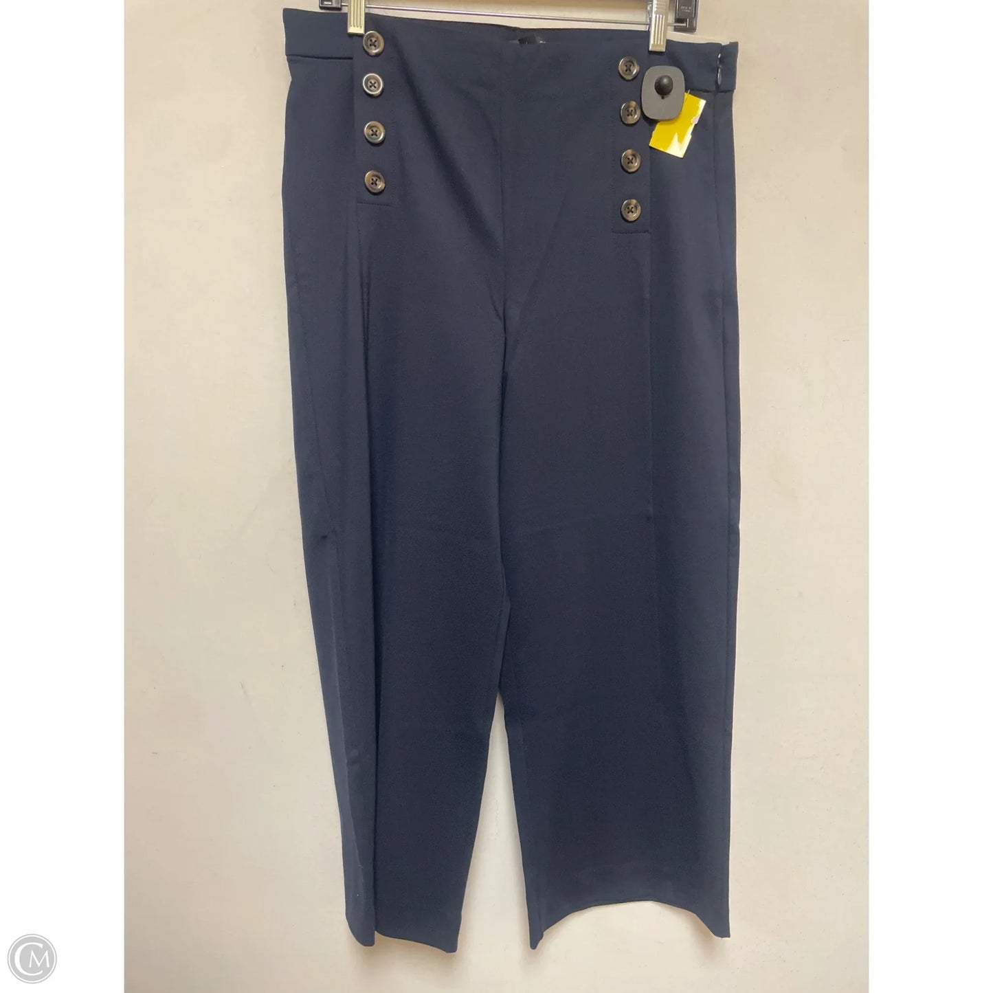 Pants Cropped By Ann Taylor In Navy, Size: 12