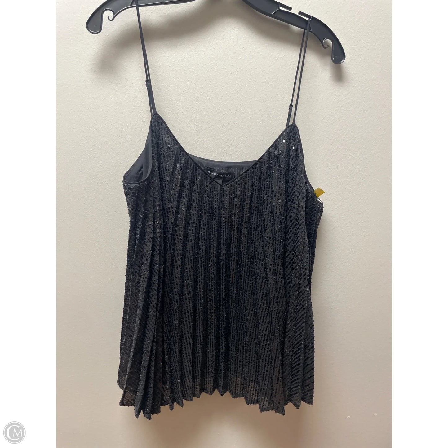 Top Sleeveless By Banana Republic In Black, Size: L